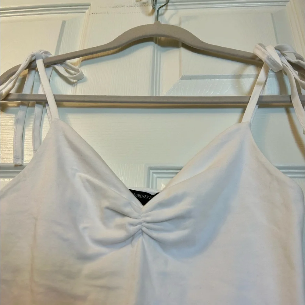 Forever 21 White Tie Strap Camisole - Picture 7 of 10